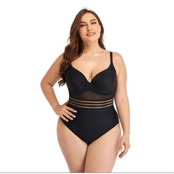 Plus Size Swimsuit    - Picture 1 of 5